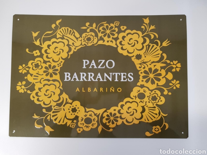 Plakate: Cartel/ Letrero vino Albari&ntilde;o Pazo de Barrantes
