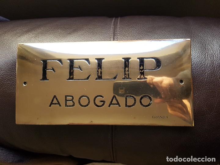 Carteles: PLACA FELIP ABOGADO - Foto 5