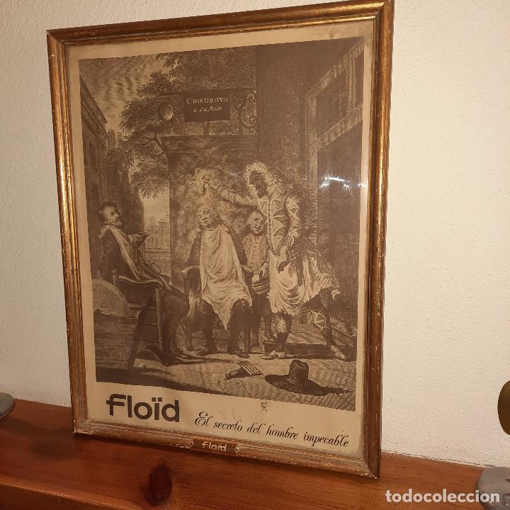 Affiches: FLOID - EL SECRETO DEL HOMBRE IMPECABLE - CARTEL ANTIGUO - ENMARCADO - MEDIDAS; 45 X 35,5 CMS.