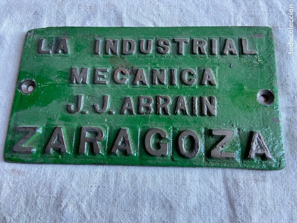 Carteles: PLACA HIERRO - Foto 1