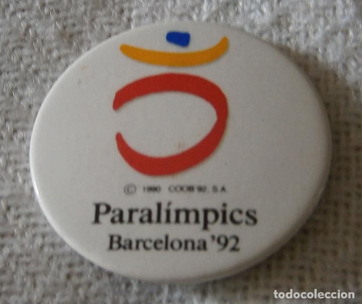 Carteles: chapa paralimpics barcelona 92 - Foto 1