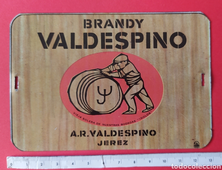 Posters: CHAPA DE PUBLICIDAD BRANDY VALDESPINO