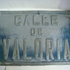 Carteles: PLACA DE CALLE DE VALLADOLID CALLE DE VALORIA(&)
