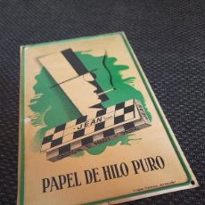 Carteles: CHAPA LITOGRAFIADA PUBLICIDAD PAPEL DE FUMAR JEAN, 1925. Lote 364748606