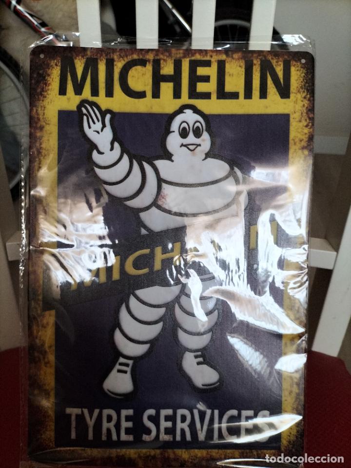 Carteles: CHAPA MICHELIN nueva - Foto 1