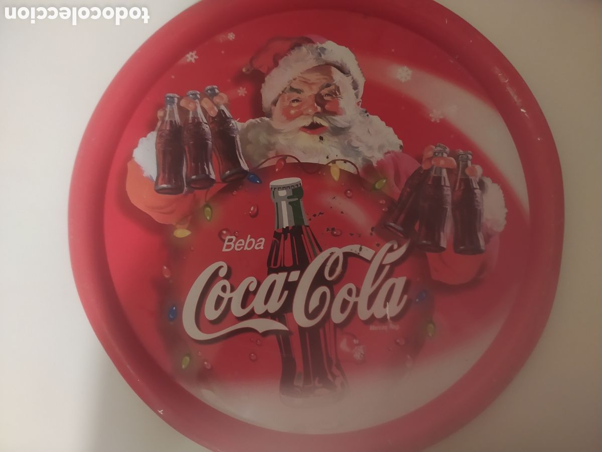 Carteles: Chapa bandeja de Coca-Cola - Foto 1