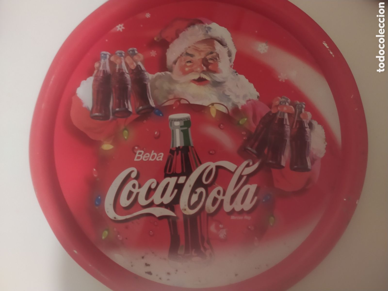 Carteles: Chapa bandeja de Coca-Cola - Foto 1