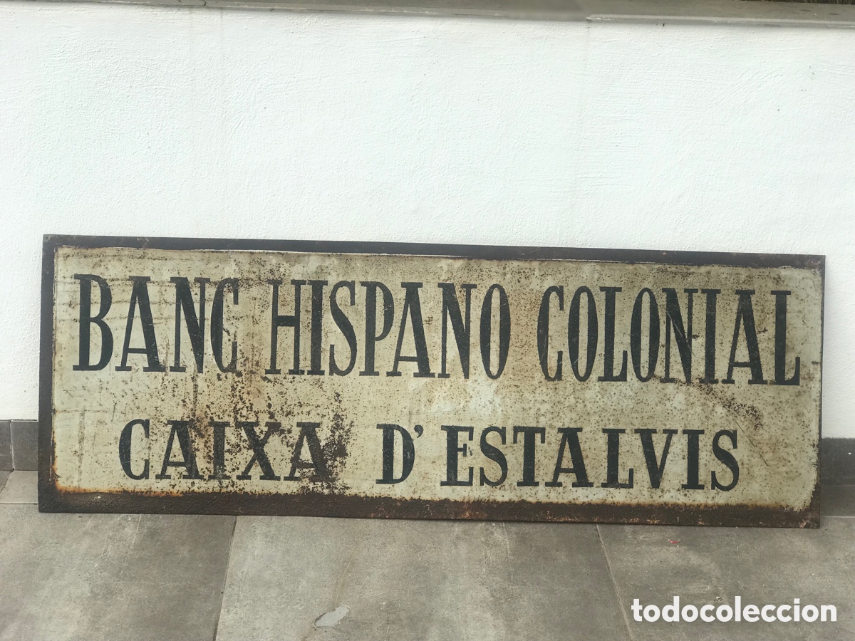 Carteles: BANCO HISPANO COLONIAL - Foto 1