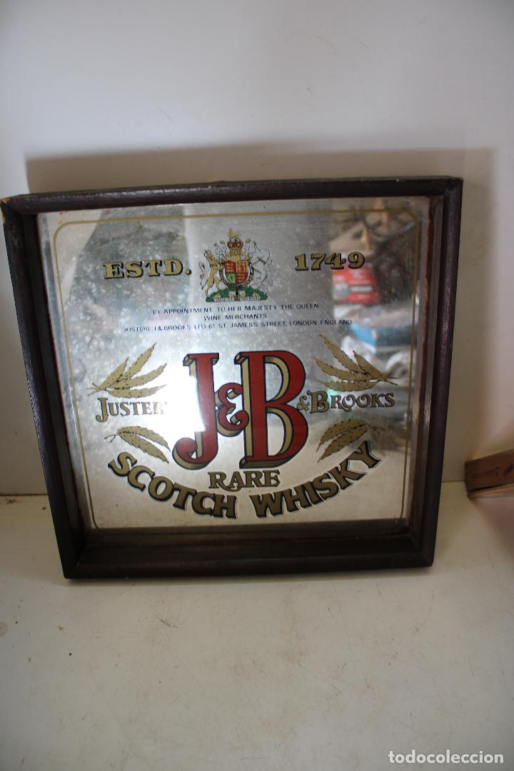 Posters: Antiguo espejo cartel whisky JB