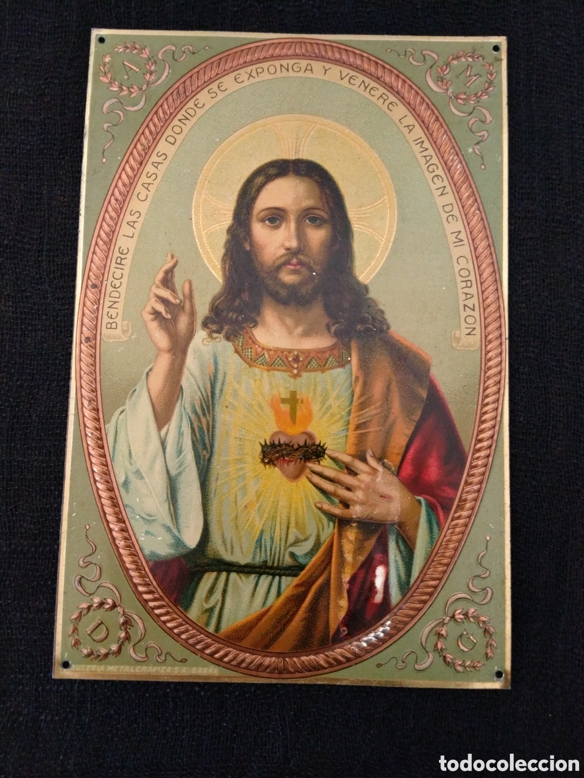 Carteles: ANTIGUA PLACA PARA PUERTA. - Foto 1