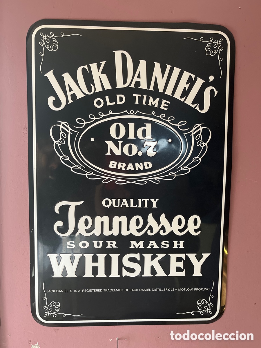 Carteles: CHAPA JACK DANIEL&rsquo;S, OLD TIME, OLD NO 7, PERFECTA!! - Foto 1