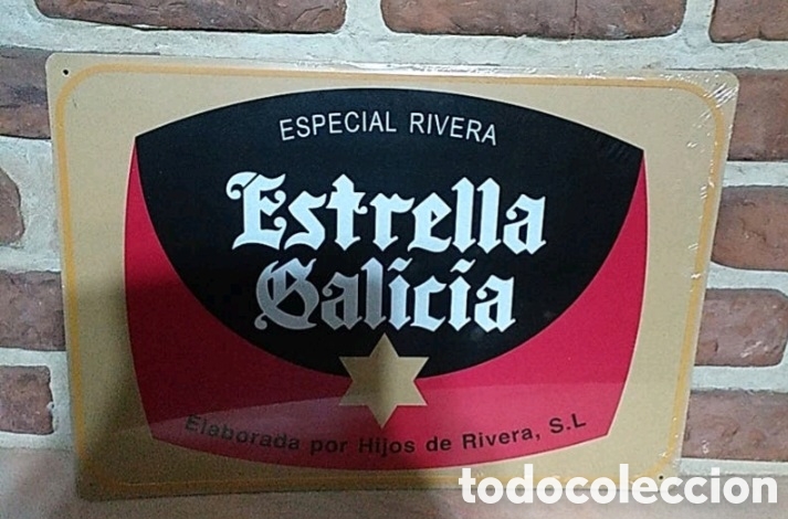 Carteles: Chapa publicidad cerveza - Foto 1