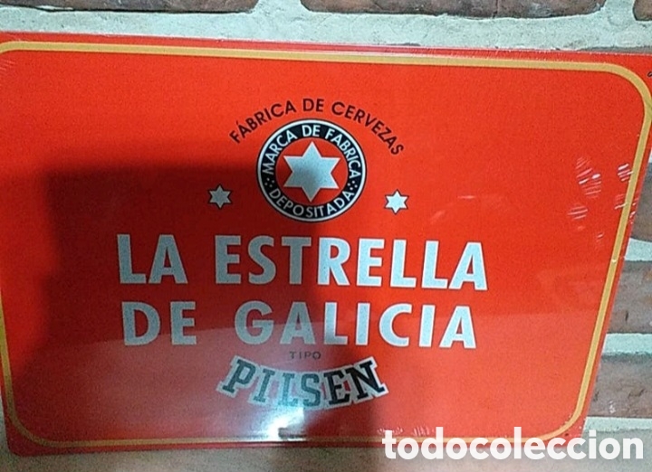 Carteles: Chapa publicidad cerveza - Foto 1