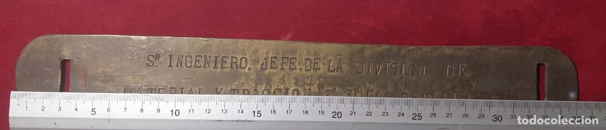 Carteles: PLACA RENFE ANTIGUA - Foto 3