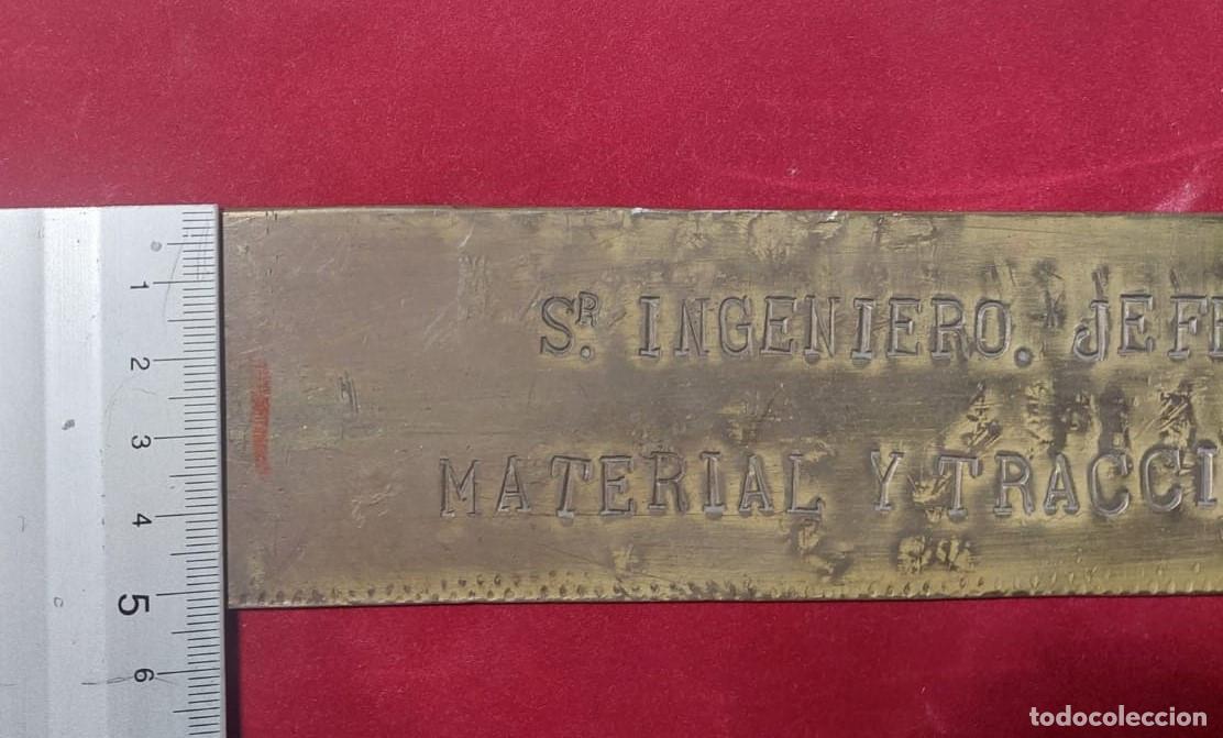 Carteles: PLACA RENFE ANTIGUA - Foto 4