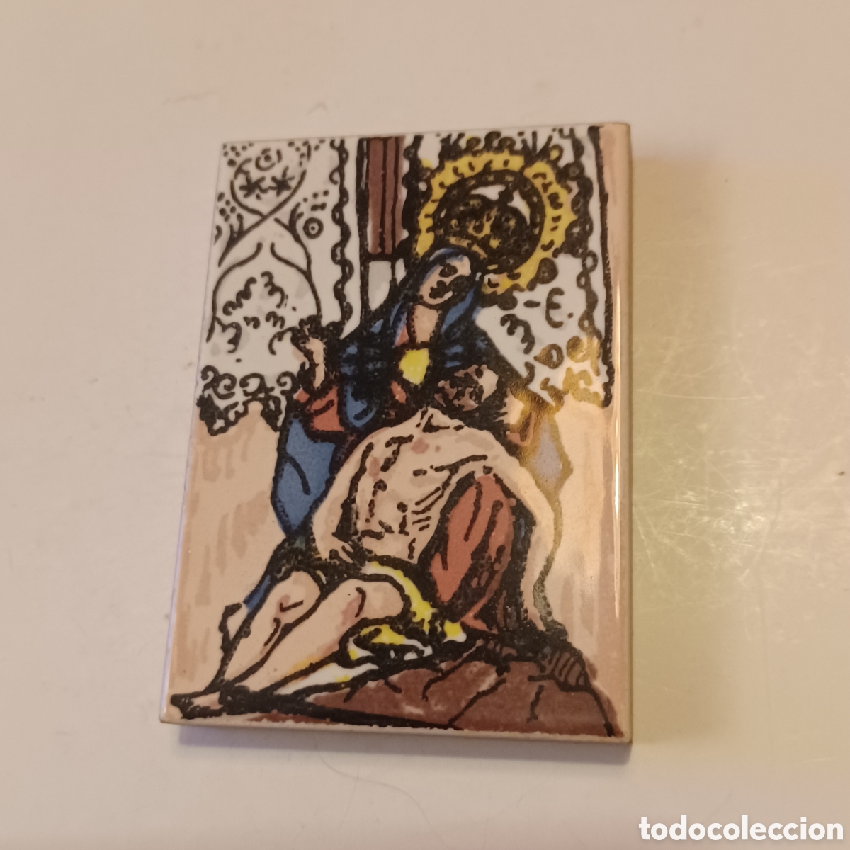 Posters: Azulejo im&aacute;n frigor&iacute;fico virgen de la piedad Cartagena