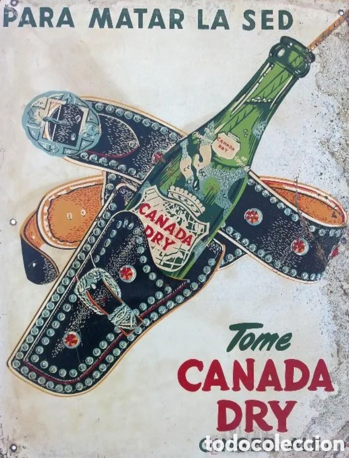 Carteles: Chapa CANADA DRY original - Foto 2
