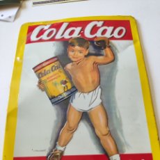 Carteles: CHAPA COLA-CAO RECORTE DE LA CAJA. Lote 403502064