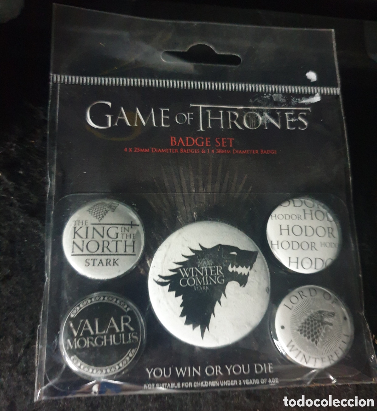 Carteles: Chapas juego de tronos. SIN ABRIR - Foto 1