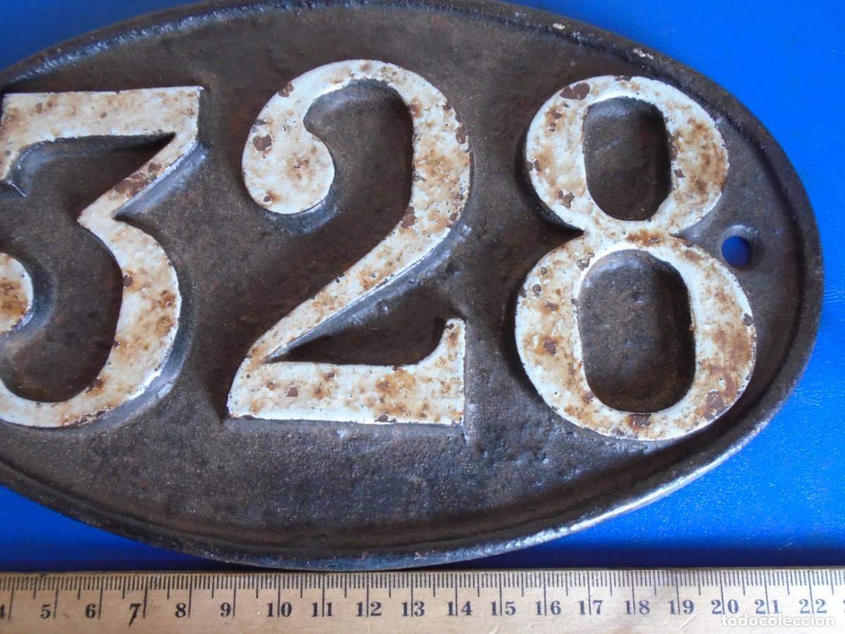 Carteles: (FOR-230600)PLACA DE FERROCARRIL ??? N&ordm;328 - Foto 2