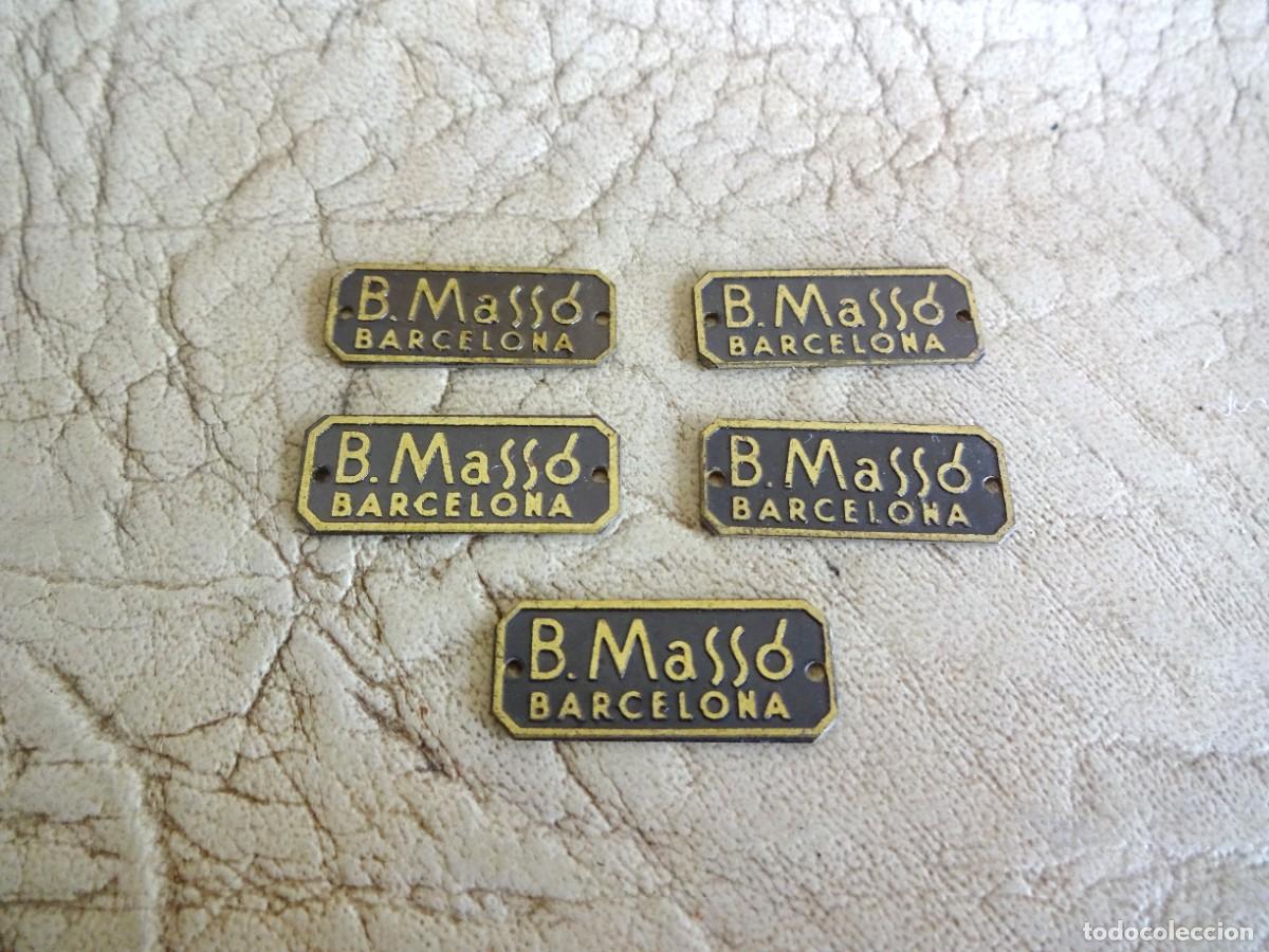 Lote De 5 Chapas De B. Masso Barcelona Chapa - Compra Venta En ...