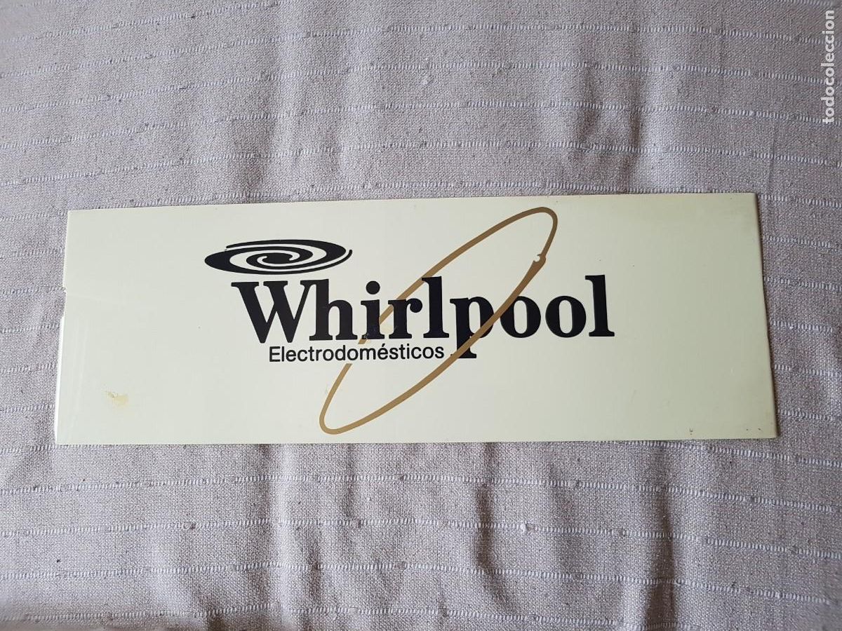 Posters: GRAN CARTEL PUBLICITARIO VINTAGE -WHIRLPOOL- DE TIENDA ELECTRODOMESTICOS A&Ntilde;OS 80