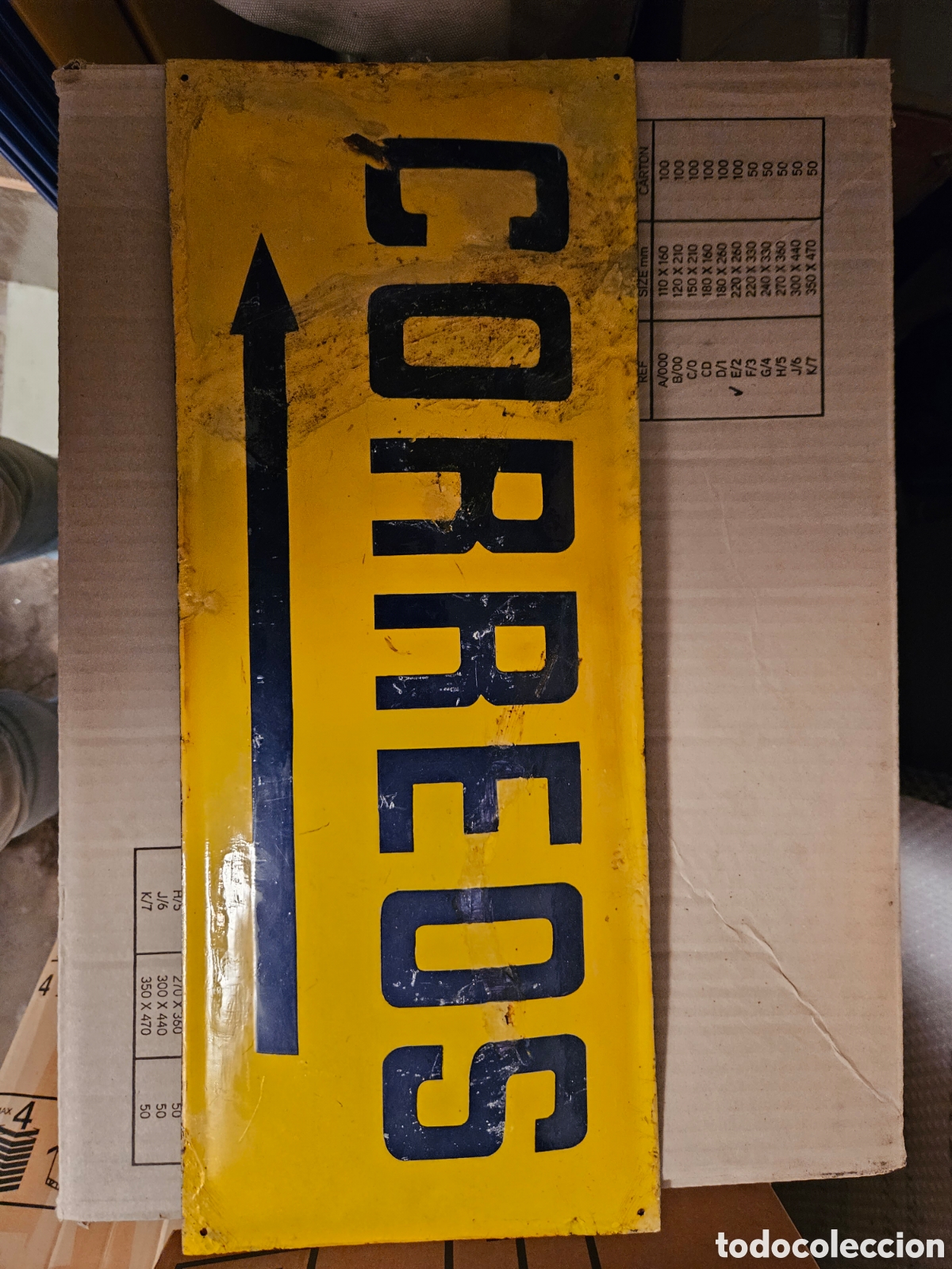 Carteles: Cartel chapa de correos - Foto 2
