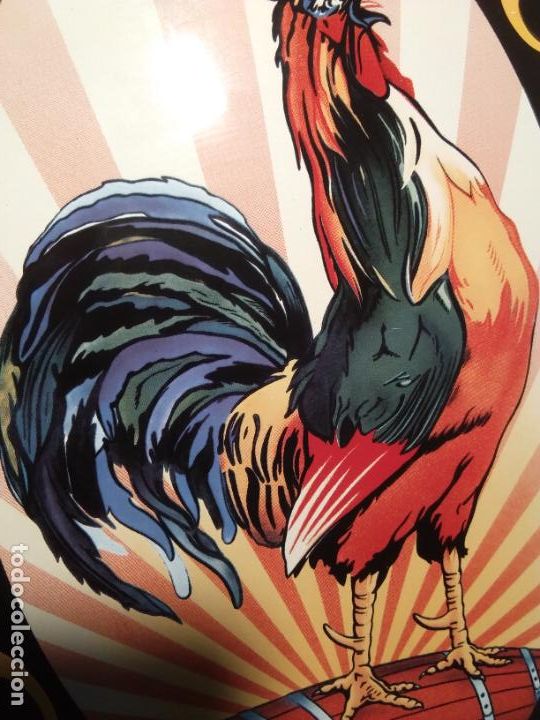 Carteles: CHAPA ESMALTADA COQ HARDI BIERE - Foto 3