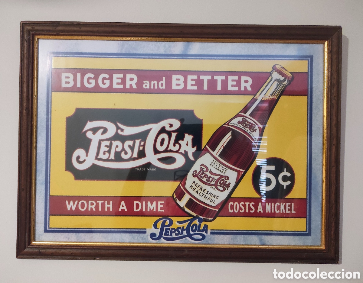 Carteles: Cuadro publicidad Pepsi Cola - Foto 1