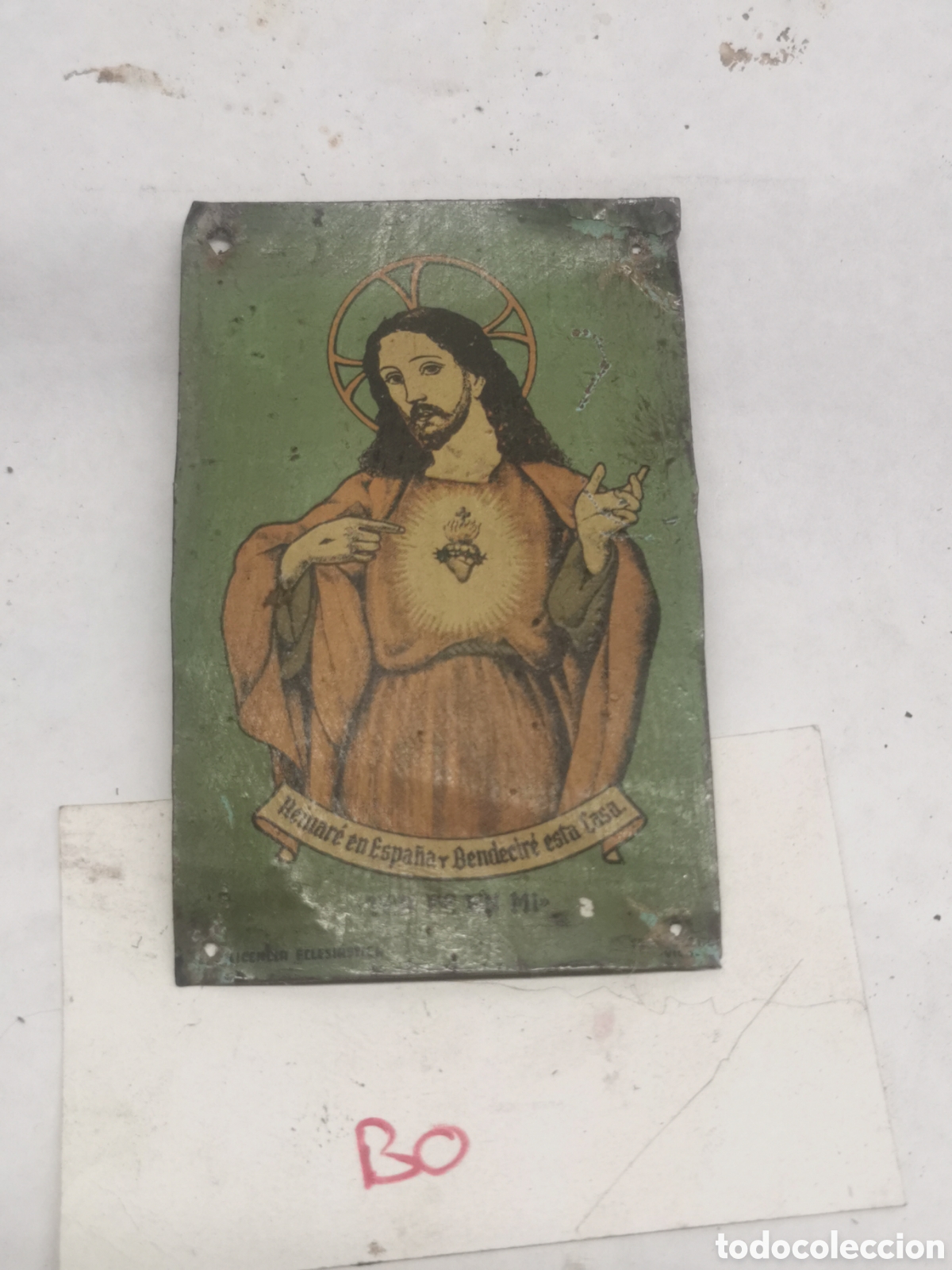 Carteles: Sagrado Coraz&oacute;n chapa - Foto 1