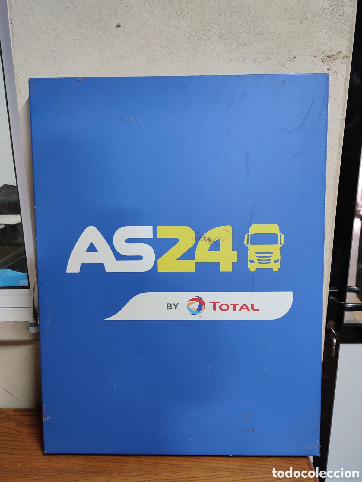 Affiches: Cartel publicitario de &aacute;rea de servicio, AS24 BY TOTAL, AS 24 TOTAL ENERGY