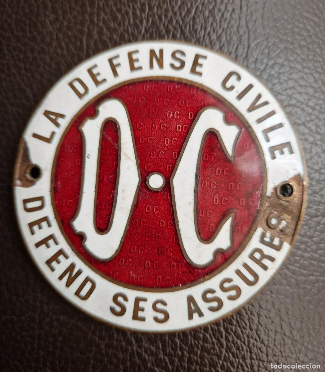 Carteles: PLACA &ldquo;D.C&rdquo; LA DEFENSE CIVILE - Foto 1