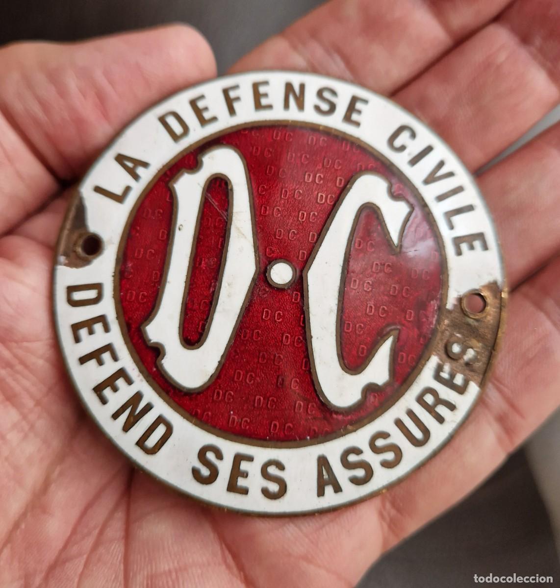Carteles: PLACA &ldquo;D.C&rdquo; LA DEFENSE CIVILE - Foto 3