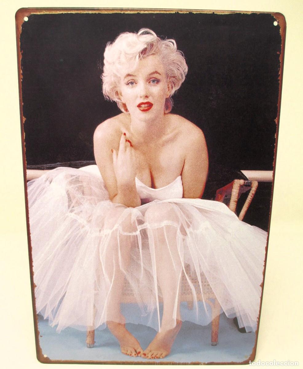 Carteles: Placa, Cartel, Chapa Met&aacute;lica - 30 x 20 cm - Marilyn Monroe