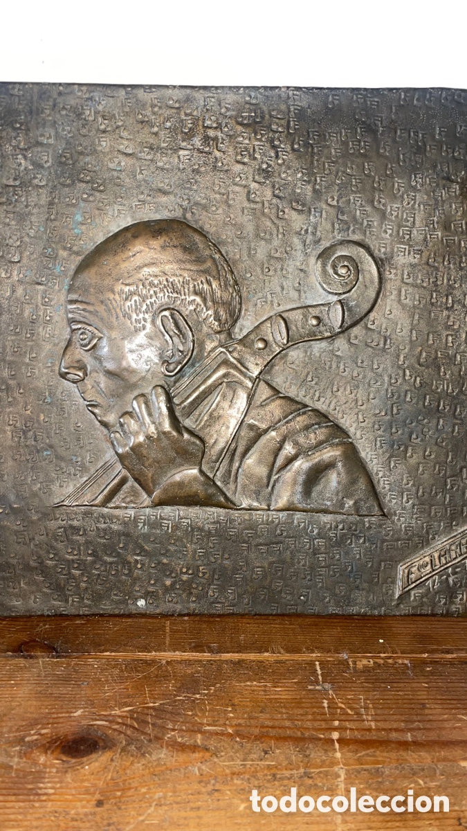 Carteles: Placa Pau Casals de bronce - Foto 1
