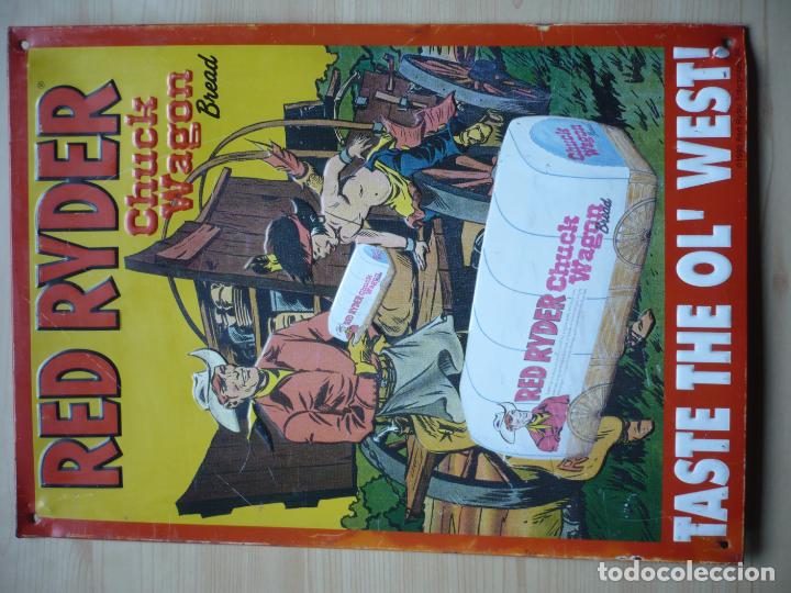 Carteles: Red Ryder de Novaro. Chapa. - Foto 3