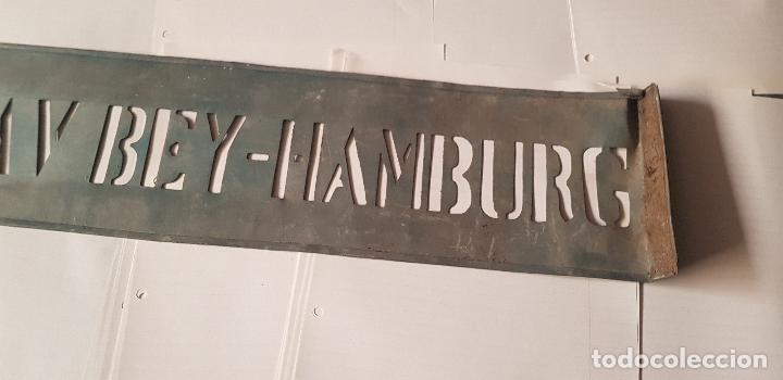 Affiches: CHAPA ANTIGUA UTIZIZADA MARCAR CAJONES EXPORTACION DE NARANJAS