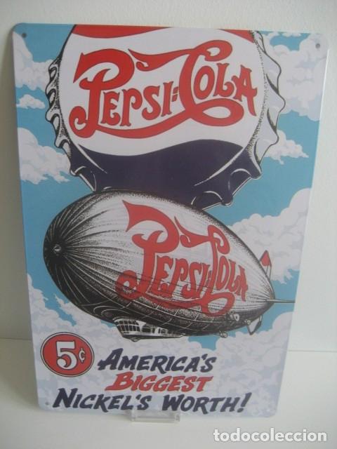 Carteles: CARTEL CHAPA PEPSI-COLA - Foto 2