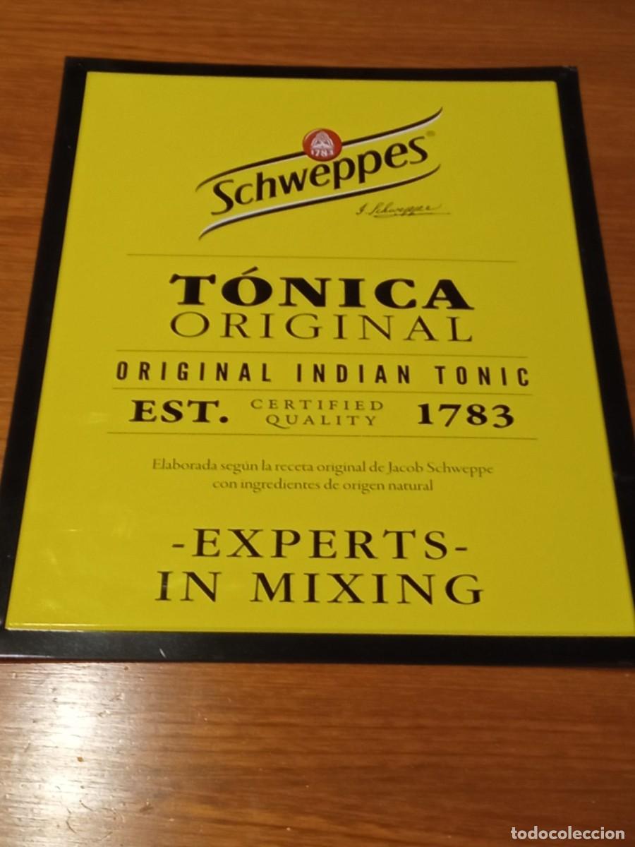 Carteles: placa de chapa de tonica shcweppers - Foto 1
