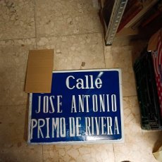 Carteles: CHAPA DE CALLE JOSE ANTONIO PRIMO DE RIVERA RESTAURADA MIREN FOTOS
