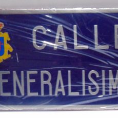 Affissi: PLACA DE CALLE, CALLE GENERALISIMO 60 X 33 CM
