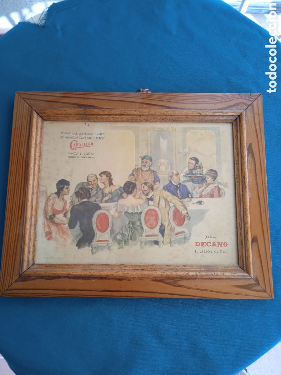 Plakate: ANTIGUA L&Aacute;MINA J. G. VALVERDE ENMARCADA CO&Ntilde;AC DECANO BODEGAS CABALLERO PUERTO DE SANTA MAR&Iacute;A C&Aacute;DIZ