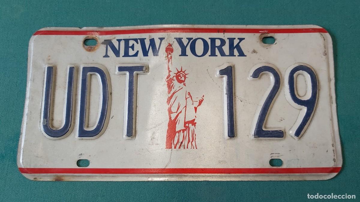 Posters: Placa de matr&iacute;cula New York