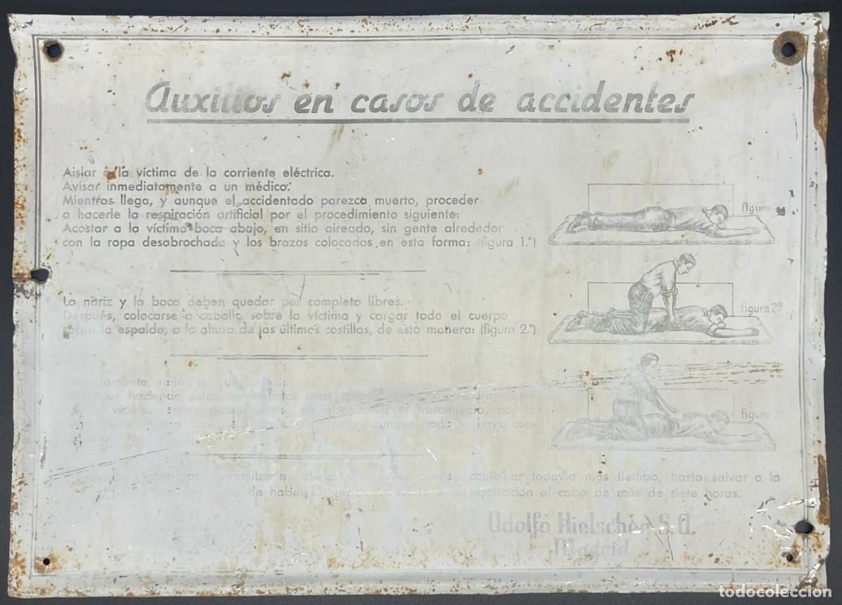 Carteles: CHAPA PRIMEROS AUXILIOS - Foto 3