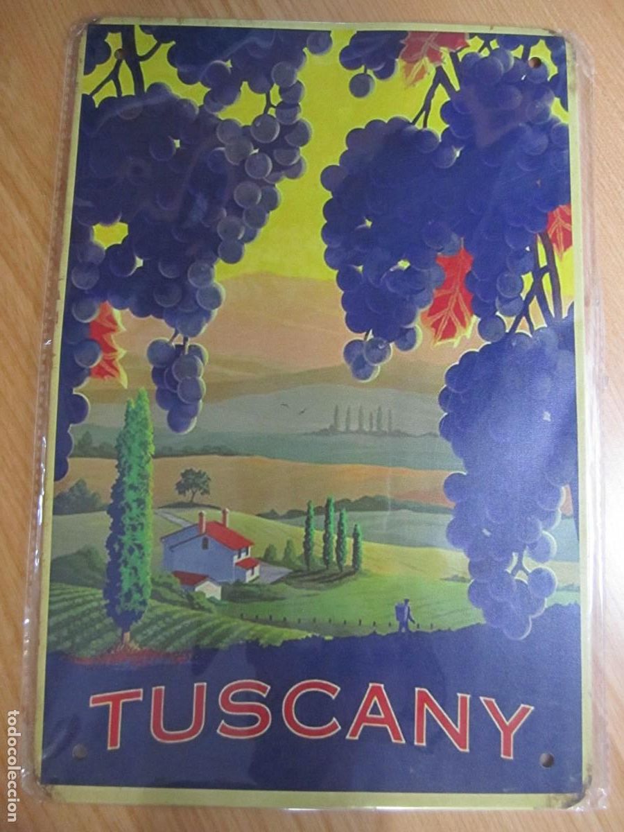 Carteles: cartel chapa tuscany - Foto 1