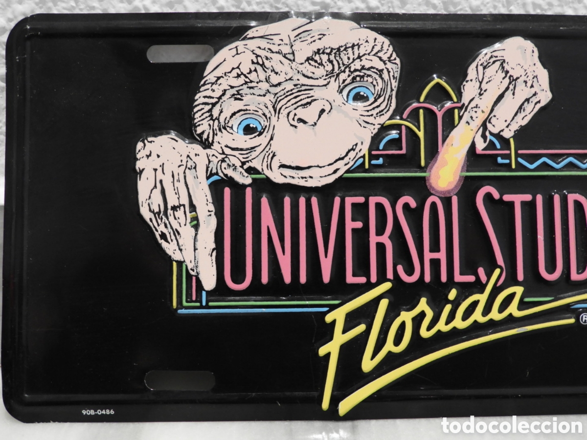 Carteles: Placa de Matr&iacute;cula E.T. El Extraterrestre - Universal Studios Florida - Foto 2