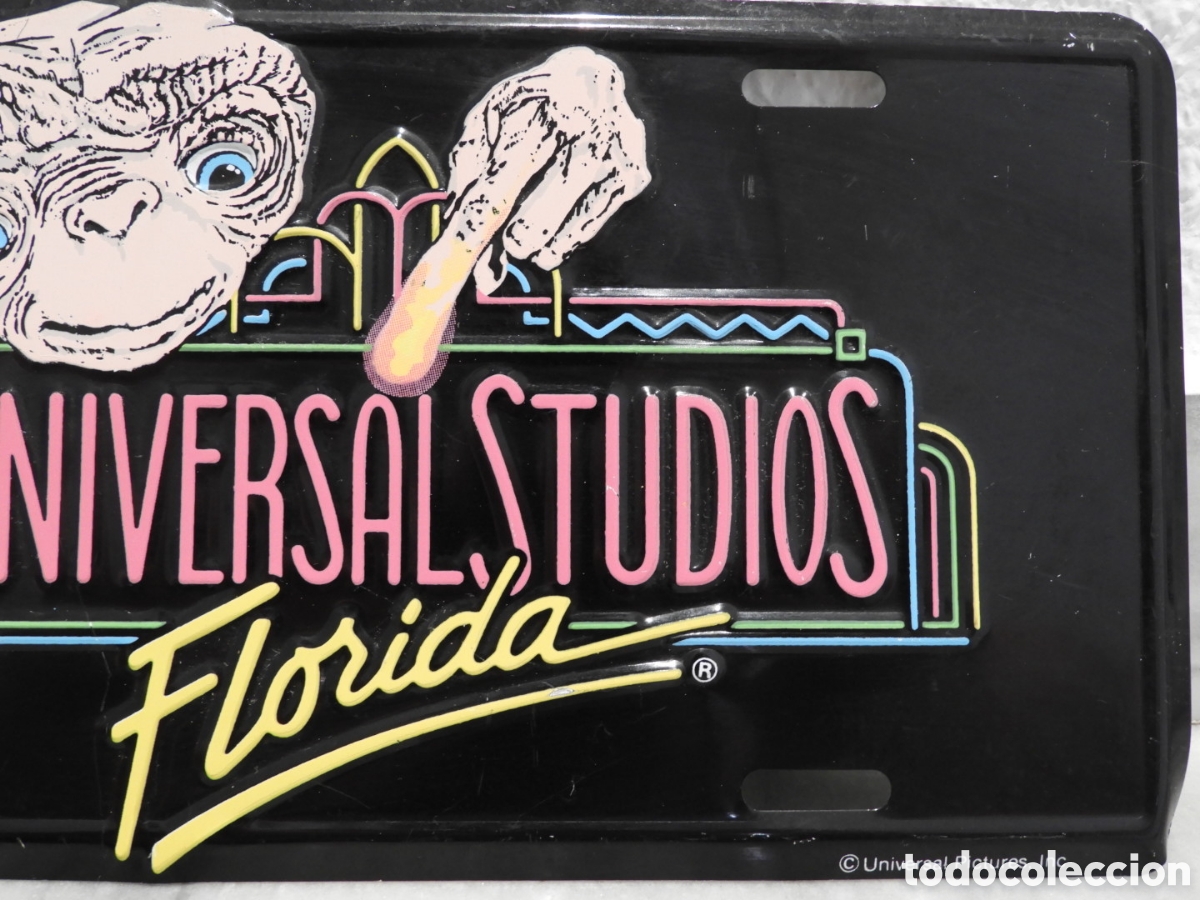 Carteles: Placa de Matr&iacute;cula E.T. El Extraterrestre - Universal Studios Florida - Foto 3