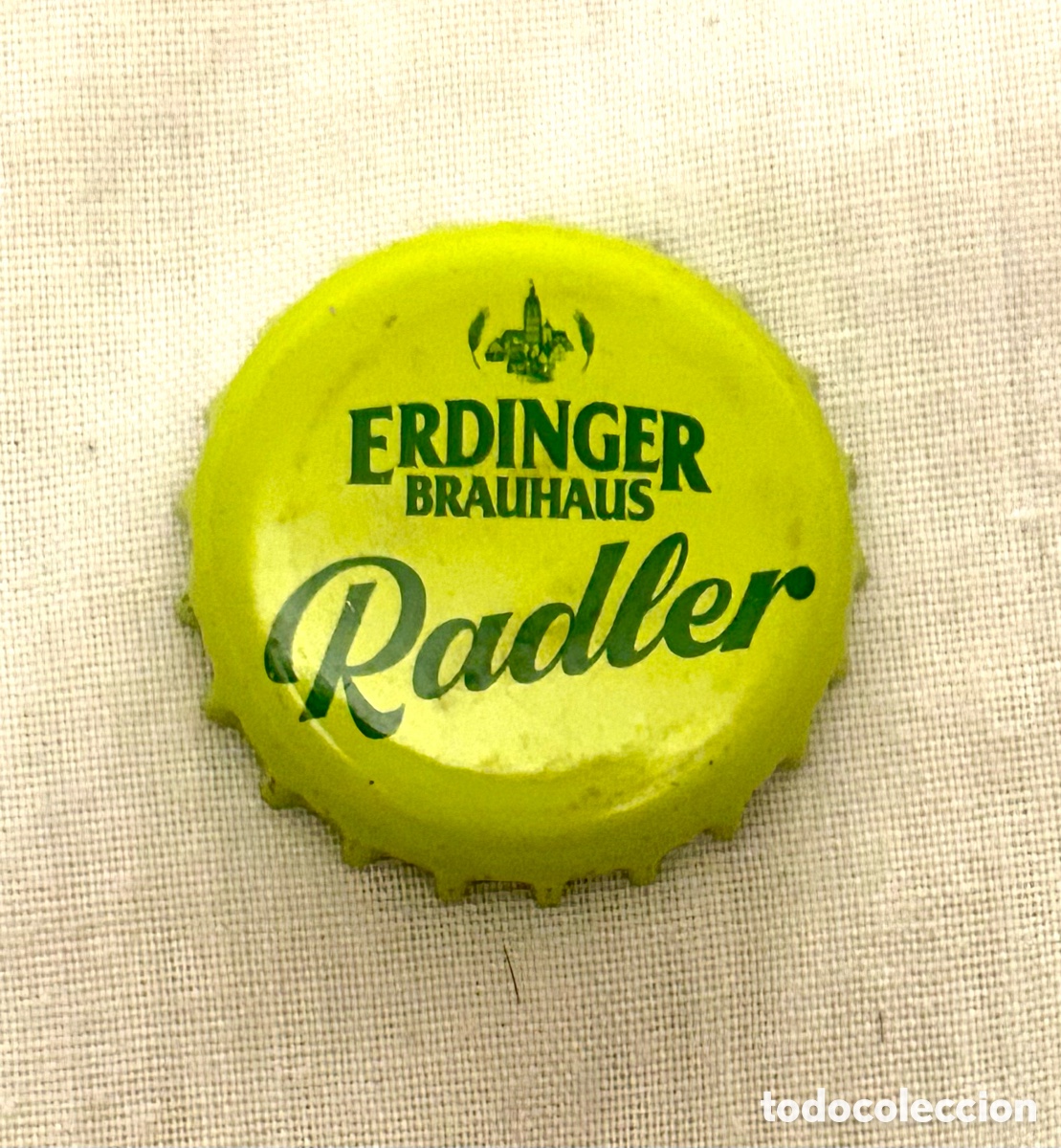 Plakate: Chapa de cerveza ERLINGER RADLER . Tapon corona