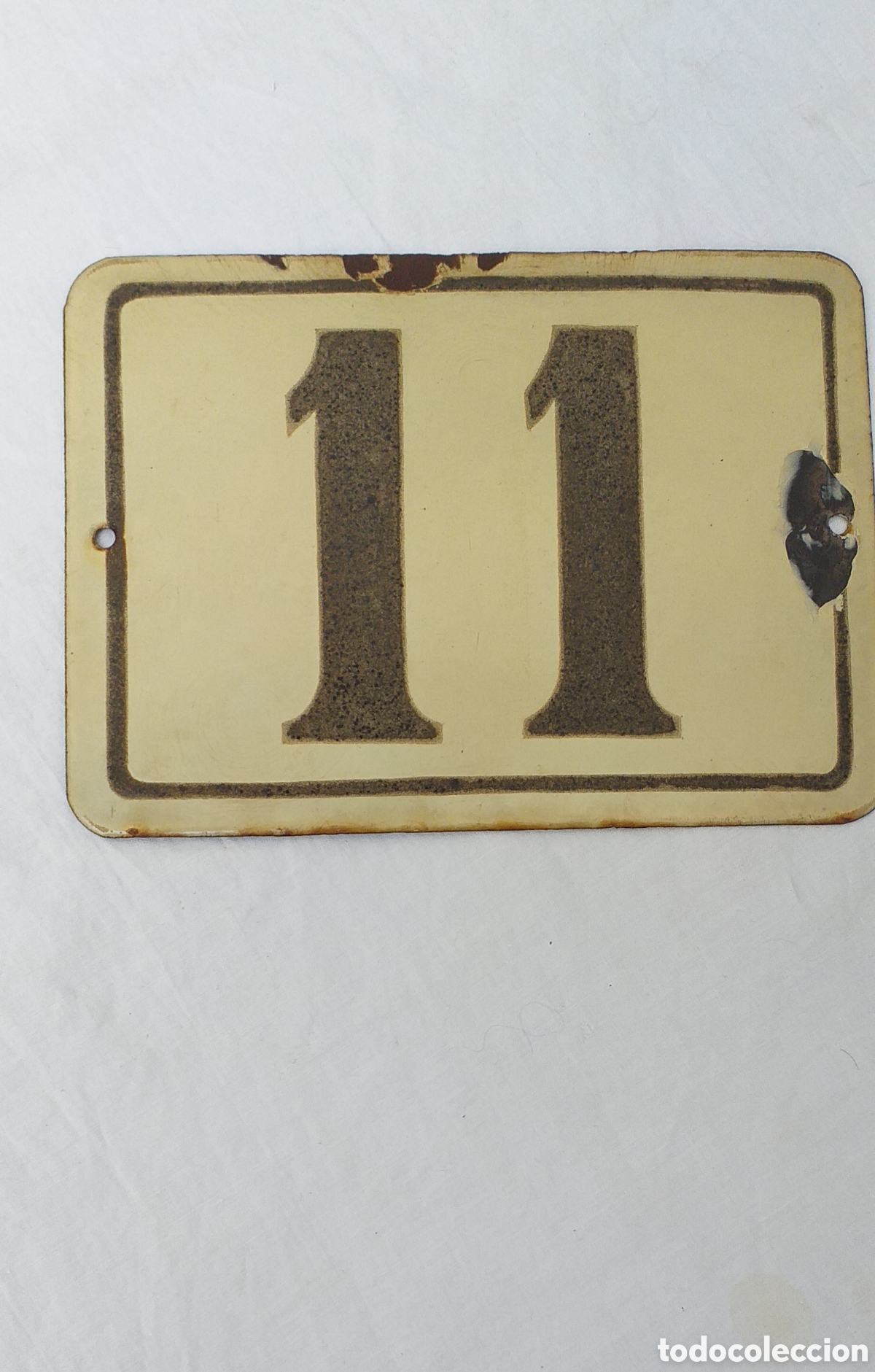 Carteles: Placa-Chapa de metal esmaltada n&deg; 11 - Foto 2