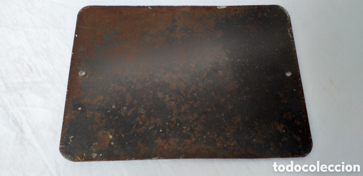 Carteles: Placa-Chapa de metal esmaltada n&deg; 11 - Foto 3